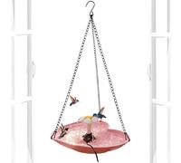Abbeveratoio per uccelli con fontana, mangiatoia decorativa a energia | Fontana per uccelli, distributore d'acqua per esterni, per nutrire, paesaggio, osservazione della natura su terrazza