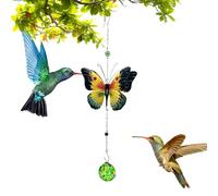 Abbeveratoio per Uccelli | Distributore di Cibo per Colibrì - Distributore per Uccelli Selvatici e Ornitologia Patio Prato Posteriore Cortile Balcone Portico Terrazza