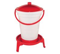 ABBEVERATOIO POLLI GALLINE PVC 24 LITRI POLLAIO ACQUA PULITA PLASTICA DUREVOLE