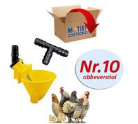 Abbeveratoio pulcini, galline, polli, quaglie avicoli, automatico universale