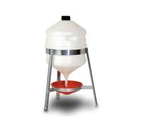ABBEVERATOIO SIFONE AUTOMATICO PER POLLI GALLINE SERBATOIO PLASTICA 30 LT ACQUA