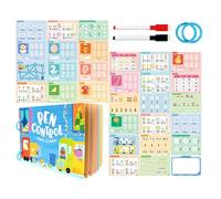 Abbey Control Training Maps-Extinguing Early Childhood Learning Toys, schede di allenamento manoscritto per bambini, finanziamenti di concentrazione | Scatola di sicurezza addensata, per ragazzi, raga