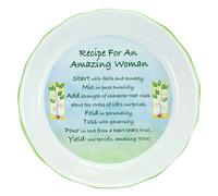 Abbey Gift Abbey CA Gift Amazing Woman Pie Plate 105 Green