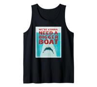 Abbiamo Bisogno di Una Barca più Grande - Camicia con squalo illustrata Canotta