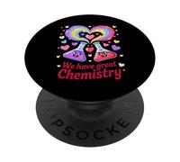 Abbiamo grande chimica scienza amore San Valentino PopSockets PopGrip Adesivo