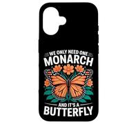 Abbiamo solo bisogno di una flora di farfalle monarca Custodia per iPhone 16