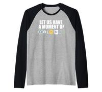 Abbiamo Un Momento di Scienza Divertente STEM Meme Maglia con Maniche Raglan