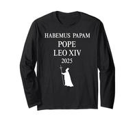Abbiamo un Papa: Habemus Papam 2025 Dio benedica Papa Leone XIV Maglia a Manica