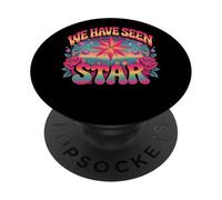 Abbiamo visto Star Retro Celestial Art PopSockets PopGrip Adesivo