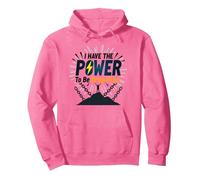 Abbiate Il Coraggio di Essere Senza Droghe: potenziare Il Messaggio Anti-dipendenza Felpa con Cappuccio, Unisex per Adulti, Rosa Acceso, XXL