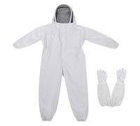 Abbigliamento a prova di ape Attrezzatura Guanti da spazio e for bambini Giacca Tuta Abbigliamento for Anti-morso d'ape Mezzo corpo con cappuccio Strumenti for l'coltura(XL)