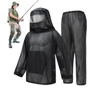 Abbigliamento A Prova di Mosca | Set da 2 Pezzi, Tuta Antimosche, Scudo di Controllo, Protezione Repellente, Barriera A Prova di Barriera, Protezione Indossabile per attività All'aperto Come,