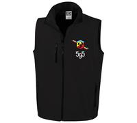 Abbigliamento Abarth 595 Softshell Uomo Moto Rally Smanicato Gilet Invernale