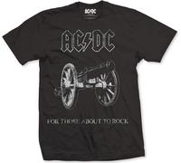 Abbigliamento Ac/Dc: Rock Off - About To Rock (T-Shirt Unisex Tg. S)