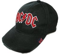 Abbigliamento Ac/Dc: Rock Off - Red On White Logo (Cappellino)