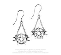 Alchemy Gothic Goddess Set di Orecchini Colore Argento