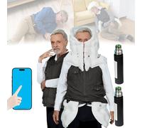 Abbigliamento anticaduta intelligente per anziani Gilet airbag airbag intelligente per epilessia o cieco, protezione a 270° all-inclusive, abbigliamento per gilet airbag APP