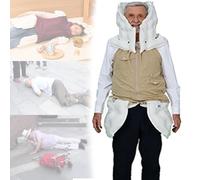 Abbigliamento anticaduta intelligente per anziani, gilet di sicurezza per esterni con airbag, allarme di monitoraggio remoto, posizionamento, funzione di registrazione sportiva,Menkhaki-3XL