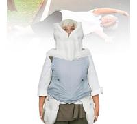 Abbigliamento anticaduta intelligente per anziani. Protegge tutte le parti del gilet anticaduta. Apertura in 0,08 secondi per gli anziani. Protezione per il recupero postoperatorio.,Gray-M