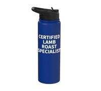 Abbigliamento arrosto di agnello - Divertente design incredibile per gli amanti degli arrosti Stainless Steel Insulated Water Bottle
