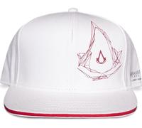 Assassins Creed Cappellino da Baseball Side Logo Nuovo Ufficiale Bianca Snapback Size One Size
