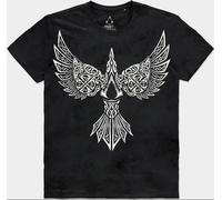Abbigliamento Assassin's Creed: Valhalla: Raven Black (T-Shirt Unisex Tg. M)
