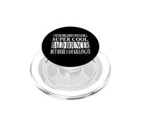 Abbigliamento Bald Bouncer | Miglior design divertente buttafuori PopSockets PopGrip per MagSafe