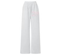 Abbigliamento Bambina, Pantaloni da Bambina con Fiocco e Coulisse Leggeri dal Taglio Dritto Ideali per Lo Sport e Il Tempo Libero per Un Comfort giocoso(Grigio 130)