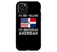 Abbigliamento Bandiera Dominicana Americana - Divertente Design Domenicano Custodia per iPhone 11 Pro