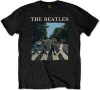 Beatles (The): Abbey Road & Logo (T-Shirt Unisex Tg. L) -
