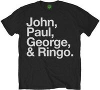 Beatles (The): Rock Off - John, Paul, George & Ringo Black (T-Shirt Unisex Tg. S