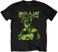 Billie Eilish T-shirt Illustrazione Ufficiale Unisex Nero Taglia M