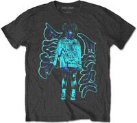 Abbigliamento Billie Eilish: Rock Off - Neon Graffiti Logo (T-Shirt Unisex Tg. M