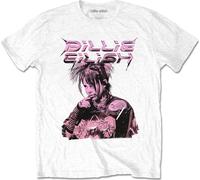 Abbigliamento Billie Eilish: Rock Off - Purple Illustration (T-Shirt Unisex Tg.