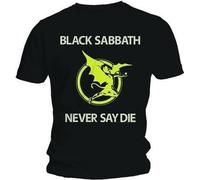 Abbigliamento Black Sabbath: Rock Off - Never Say Die (T-Shirt Unisex Tg. L)