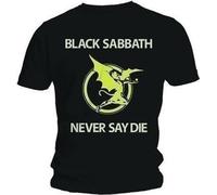Abbigliamento Black Sabbath: Rock Off - Never Say Die (T-Shirt Unisex Tg. M)