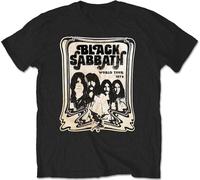 Abbigliamento Black Sabbath: Rock Off - World Tour 78 (T-Shirt Unisex Tg. S)