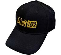 Rock Off - Cappellino da baseball Blink-182 Modern Band Logo - Ufficiale - Nero - One Size