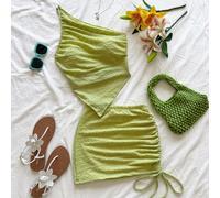 Abbigliamento bohémien, boho, floreale romantico, da vacanza, floreale per il 4 luglio, completo estivo a due pezzi, outfit da rave, festival, Capodanno, outfit per il freddo, per pattinaggio sul ghia