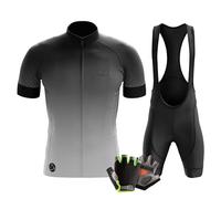 Abbigliamento Ciclismo Set Manica Corta Tuta Ciclismo Uomo Completo Ciclismo Estivo per Bici da,Camicia da MTB,Asciugatura Rapida (XS,Typ-13)