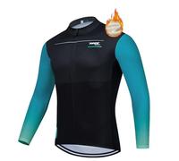 Abbigliamento Ciclismo Uomo Invernale In Pile Completo Ciclismo Maglia -Tuta Bici da Corsa Pro Maglia MTB Manica Lunga (F20,S)