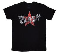 Abbigliamento Clash - The - The Clash Unisex T-Shirt: Star Logo (Black) (Medium)