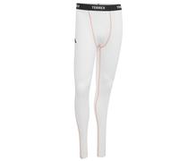 Abbigliamento compressivo Adidas Terrex Xperior Clima365 Baselayer Tights - white/orange - Bianco (M)
