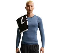Abbigliamento compressivo Nike Pro Dri-FIT Tight Long-Sleeve Fitness - diffused blue/black - Blu (S)