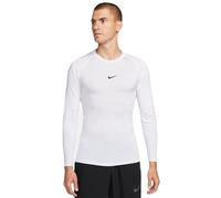 Abbigliamento compressivo Nike Pro Dri-FIT Tight Long-Sleeve Fitness Top - Bianco (XL)