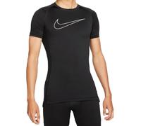 Abbigliamento compressivo Nike Pro Dri-Fit Tight Top SS M - black/white - Nero (XL)