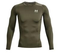 Abbigliamento compressivo Under Armour HeatGear Armour Comp Long Sleeve - marine green/white - Verde (M)