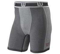 Abbigliamento compressivo Wilson Exo Compression Seamless Half Tight M - heather grey - Grigio (S)