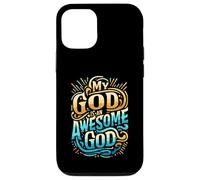 Abbigliamento cristiano ispiratore My God is an Awesome God Custodia per iPhone 12/12 Pro