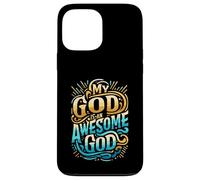 Abbigliamento cristiano ispiratore My God is an Awesome God Custodia per iPhone 13 Pro Max